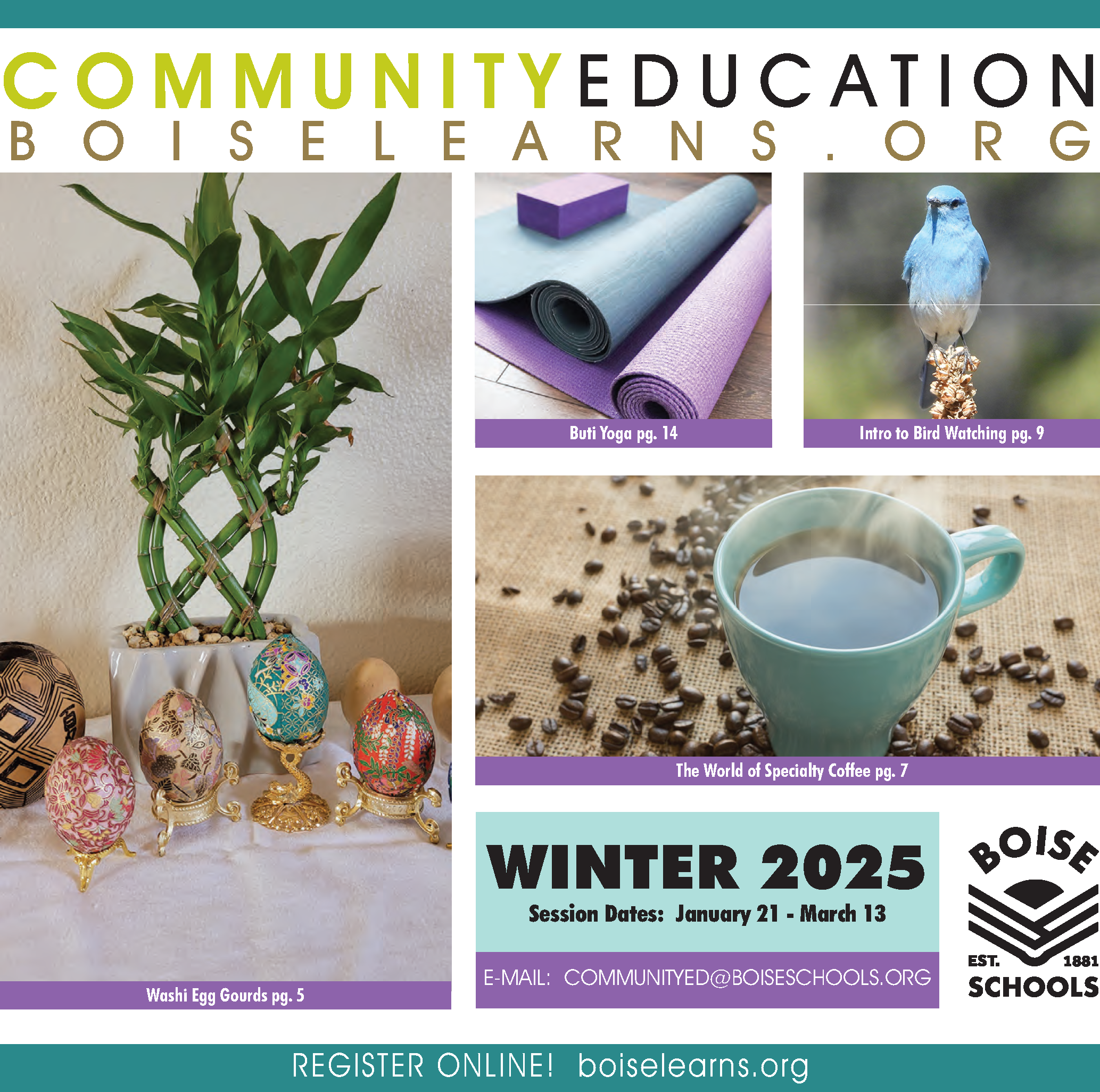 Winter
                                                          2024 Community
                                                          Education
                                                          Session
                                                          Community
                                                          Education
                                                          Catalog